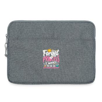 Vergiss Prinzessin Ich werde Astrophysikerin - Laptoptasche 15" - Grau meliert - Vorne