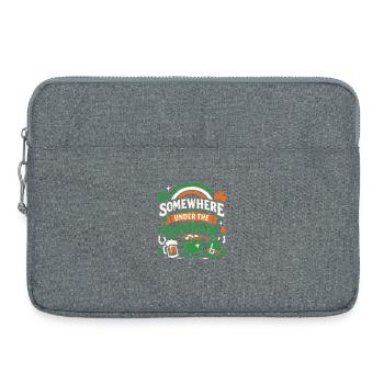 Under The Rainbow | St. Patrick's Day - Laptoptasche 15" - Grau meliert - Vorne