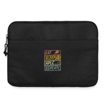 HPLC Performance Chromatography Retro Sleep Repeat - Laptop bag 15" - black - Front