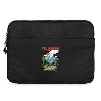 Yellowstone National Park Land Of Adventure - Laptop bag 15" - black - Front