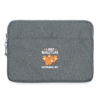 Capibara Capybara - Laptoptasche 15" - Grau meliert - Vorne