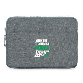 Leberspender-Transplantationsoperation Wiederherstellung der Leber - Laptoptasche 15" - Grau meliert - Vorne