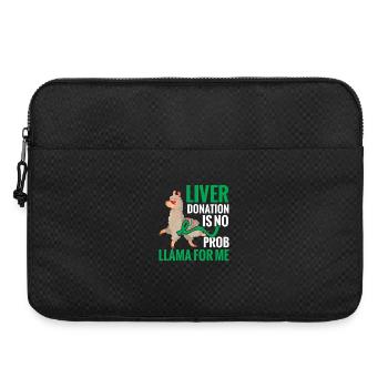 Aufklärung zur Leberspender-Organspende Leber - Laptoptasche 15" - Schwarz - Vorne