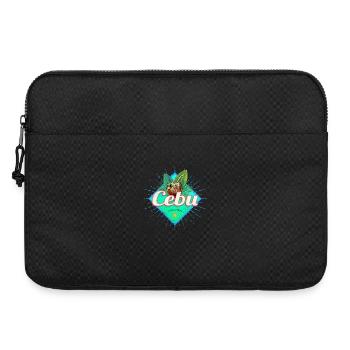 Cebu Insel Philippinen Kokosnuss Retro Souvenir - Laptoptasche 15" - Schwarz - Vorne