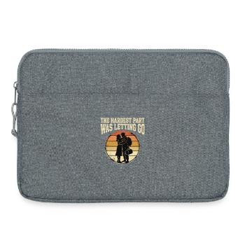 Militaer Mama The Hardest Part Letting Go - Laptoptasche 15" - Grau meliert - Vorne