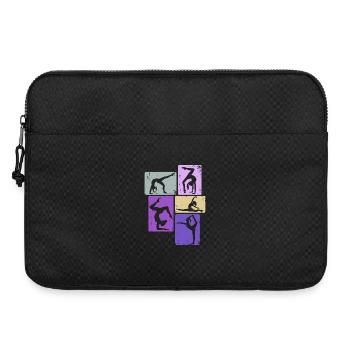 Gymnaste Fille Gymnastique Acrobatie - Sacoche pour ordinateur portable 15 pouces - noir - Devant