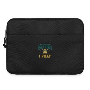 Before the Bell Rings I Pray Christlicher Lehrer - Laptoptasche 15" - Schwarz - Vorne