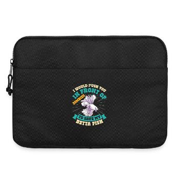 Siamesischer Kampffischbesitzer Aquarium - Laptoptasche 15" - Schwarz - Vorne