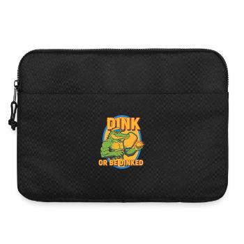 Joueur drôle de Pickleball Dink ou Dinked - Sacoche pour ordinateur portable 15 pouces - noir - Devant