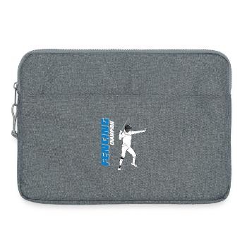 Fencing - Fechten - Fechter - Fechtkampf - Laptoptasche 15" - Grau meliert - Vorne