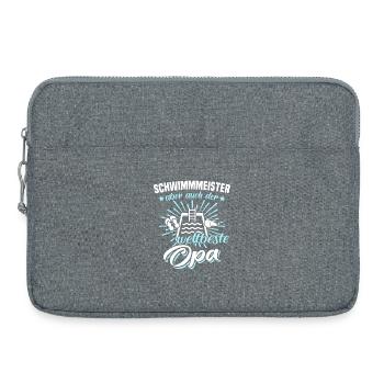 Bademeister Opa Schwimmmeister - Laptoptasche 15" - Grau meliert - Vorne