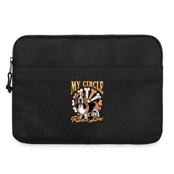 Funny Dog Breed Basset Hound - Laptoptasche 15" - Schwarz - Vorne
