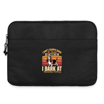 Funny Dog Breed Basset Hound - Laptoptasche 15" - Schwarz - Vorne