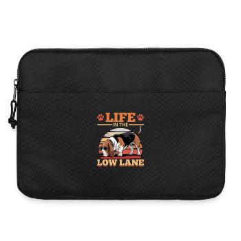 Funny Dog Breed Basset Hound - Laptoptasche 15" - Schwarz - Vorne