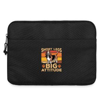 Funny Dog Breed Basset Hound - Laptoptasche 15" - Schwarz - Vorne
