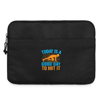 Fitness Fanatics Today A Good Day To Hiit - Laptoptasche 15" - Schwarz - Vorne