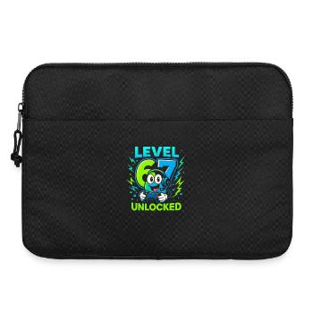 Level 67 Unlocked Six Seven Italian Brainrot Gamer - Laptop bag 15" - black - Front