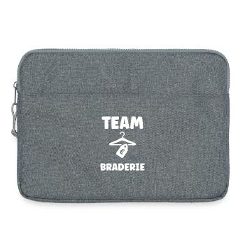 Team Braderie Vetements - Sacoche pour ordinateur portable 15 pouces - gris chiné - Devant