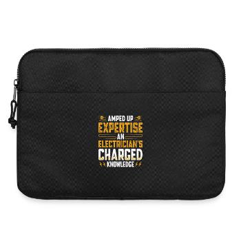 Électricien, technicien en électronique, électricien - Sacoche pour ordinateur portable 15 pouces - noir - Devant
