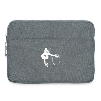 Gymnastique, cercleaux, gymnastique rythmique - Sacoche pour ordinateur portable 15 pouces - gris chiné - Devant