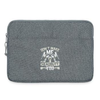  Lethwei Self Defense Headbutt Martial Arts - Laptop bag 15" - heather grey - Front
