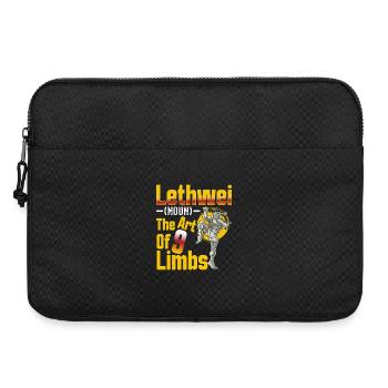  Lethwei (Noun) The Art of 9 Limbs Myanmar Burmese - Laptop bag 15" - black - Front