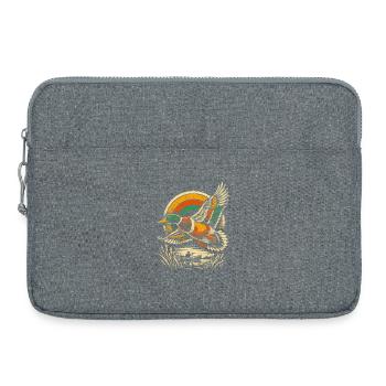 duck shooting - Laptop bag 15" - heather grey - Front