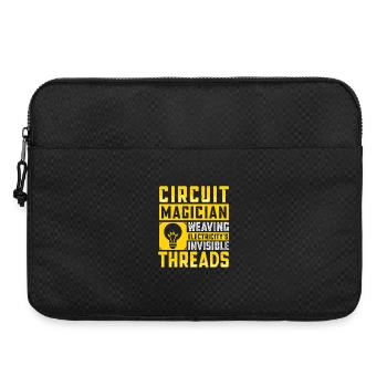 Électricien, technicien en électronique, électricien - Sacoche pour ordinateur portable 15 pouces - noir - Devant
