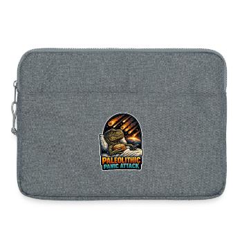 Emo-dinosaurier, Trauriger Dino, Emotionaler - Laptoptasche 15" - Grau meliert - Vorne