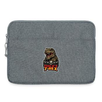 Emo-dinosaurier, Trauriger Dino, Emotionaler - Laptoptasche 15" - Grau meliert - Vorne