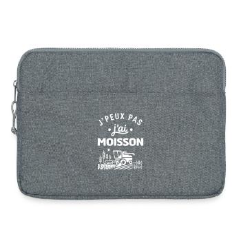 J'peux pas j'ai moisson - Sacoche pour ordinateur portable 15 pouces - gris chiné - Devant