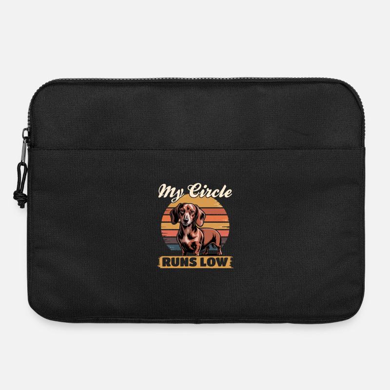 Funny Dog Breed Dachshund - Laptoptasche 15" - Schwarz