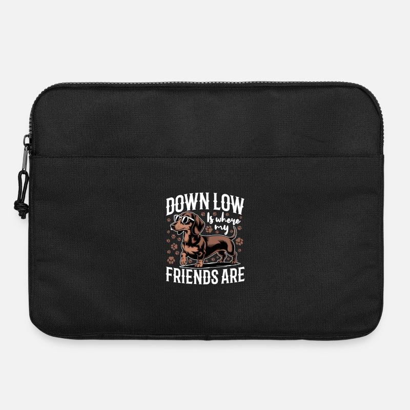 Funny Dog Breed Dachshund - Laptoptasche 15" - Schwarz