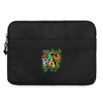 Safari Animals Zoo Party Jungle Zoo Birthday - Laptop bag 15" - black - Front
