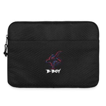 Breakdance B-Boy Streetdance Hip Hop - Laptoptasche 15" - Schwarz - Vorne