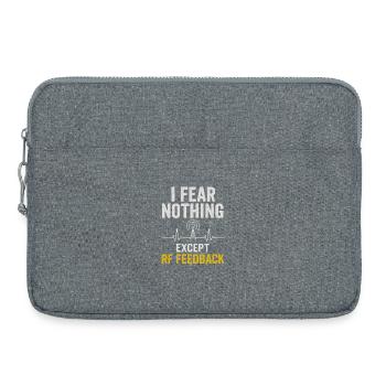 J’ai juste peur que le retour RF | Humour funk - Sacoche pour ordinateur portable 15 pouces - gris chiné - Devant