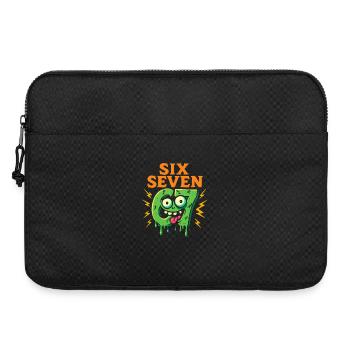Six Seven 67 Humour d’horreur zombie Cerveau italien - Sacoche pour ordinateur portable 15 pouces - noir - Devant