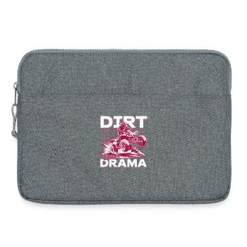 Quad ATV Femme Fille Quad Quad - Sacoche pour ordinateur portable 15 pouces - gris chiné - Devant