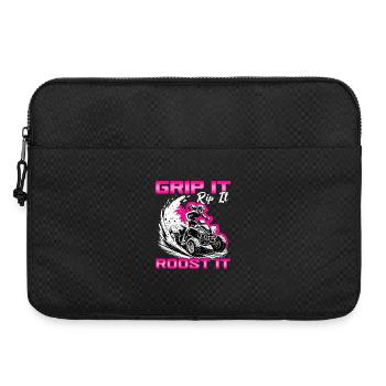 Quad ATV Femme Fille Quad Quad - Sacoche pour ordinateur portable 15 pouces - noir - Devant