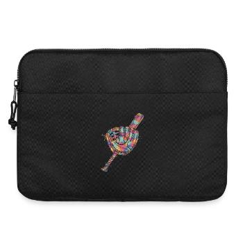 Gant Balle et Batte de Baseball Multicolore   - Sacoche pour ordinateur portable 15 pouces - noir - Devant