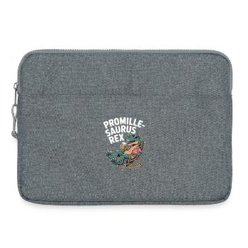 Promille-Saurus Rex Lounge - Laptoptasche 15" - Grau meliert - Vorne