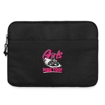 Quad ATV Femme Fille Quad Quad - Sacoche pour ordinateur portable 15 pouces - noir - Devant