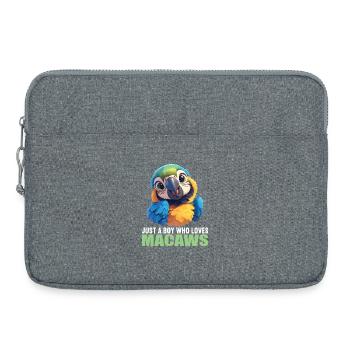 Macaw's Era - Laptop bag 15" - heather grey - Front