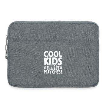 Cool Kids Play Chess Schachspieler Schach - Laptoptasche 15" - Grau meliert - Vorne