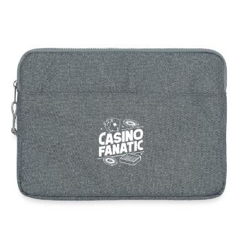 Casino Gambler Casino Fanatic Gambling - Laptop bag 15" - heather grey - Front