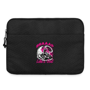 Quad ATV Femme Fille Quad Quad - Sacoche pour ordinateur portable 15 pouces - noir - Devant