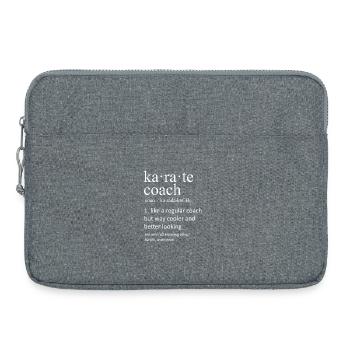 My Favorite People Call Me Papa Karate Dad - Laptop bag 15" - heather grey - Front