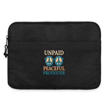 Unpaid Peaceful Protester Glasses - Laptop bag 15" - black - Front