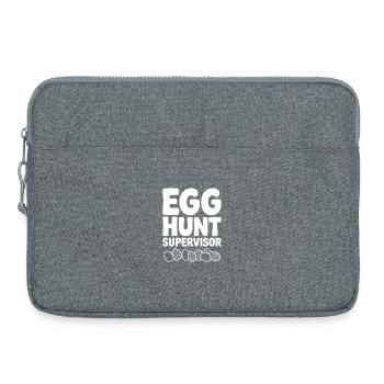 egg_hunt_supervisor_white - Laptoptasche 15" - Grau meliert - Vorne