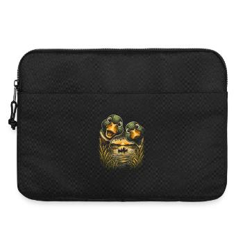 duck shooting - Laptop bag 15" - black - Front